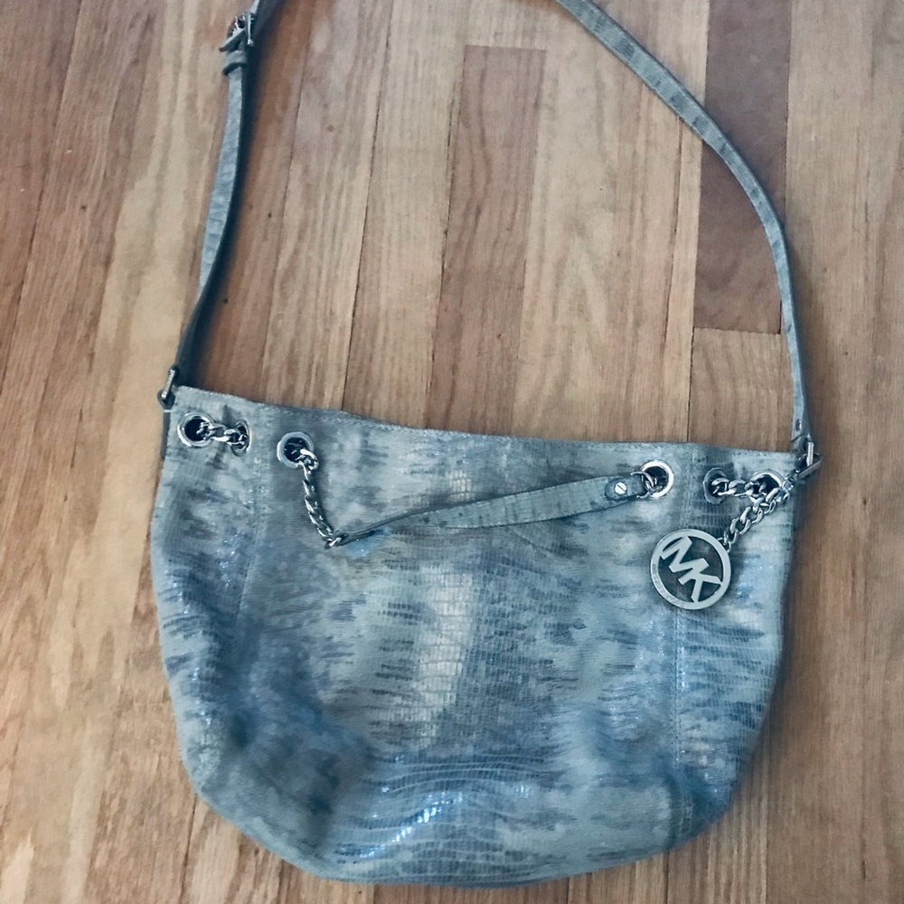 Michael Kors snakeskin crossbody bag